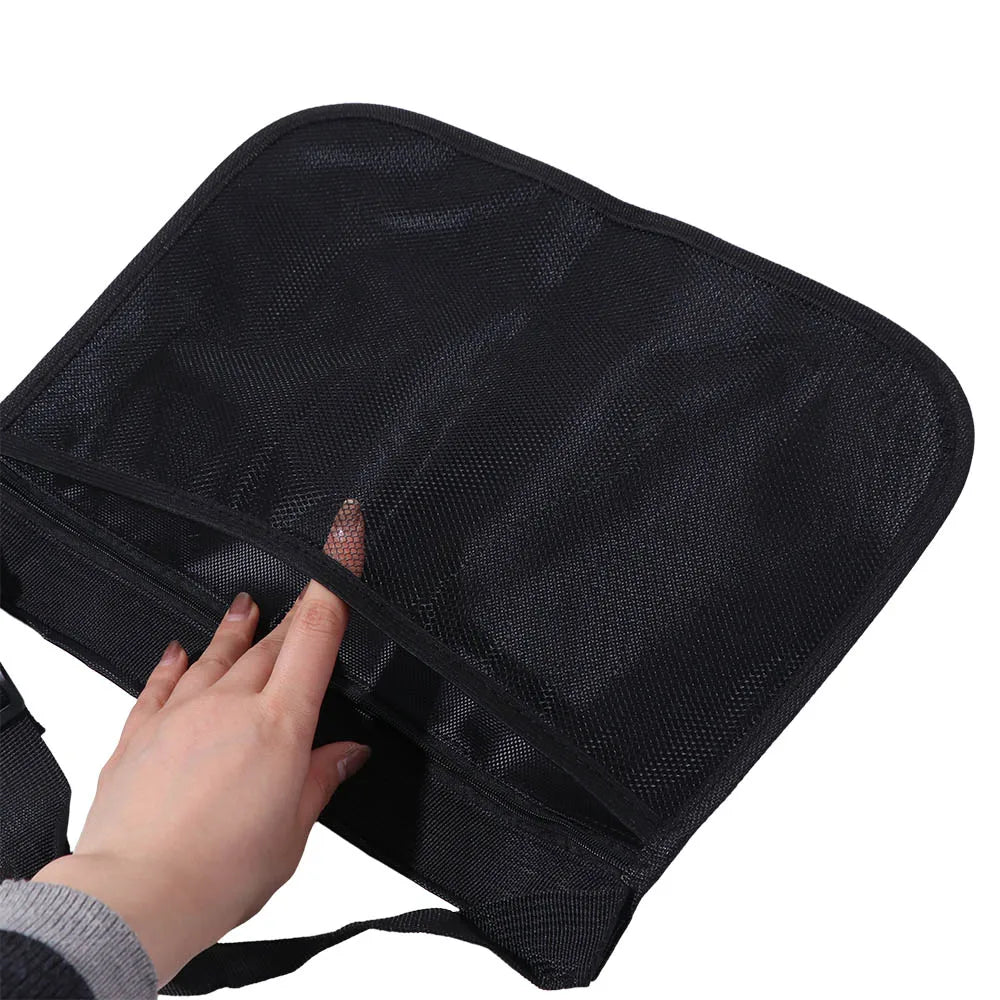 Large Capacity Tennis Ball Carry Bag Mesh Pouch Multifunctional Golf Ball Storage Waist Bag Training Zipper Tennis Ball Holder