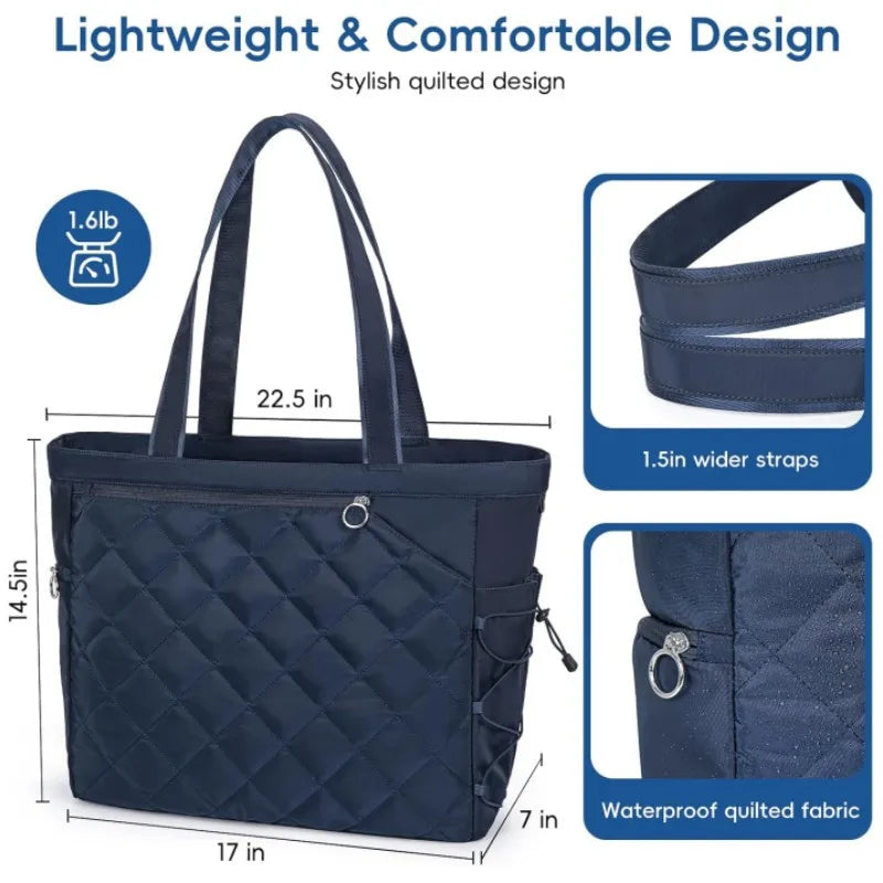 Tennis Handbag with Shoe Compartment, Tennis Badminton One Shoulder Bags for 2-4 Rackets, Waterproof Lightweight Bag Men Women