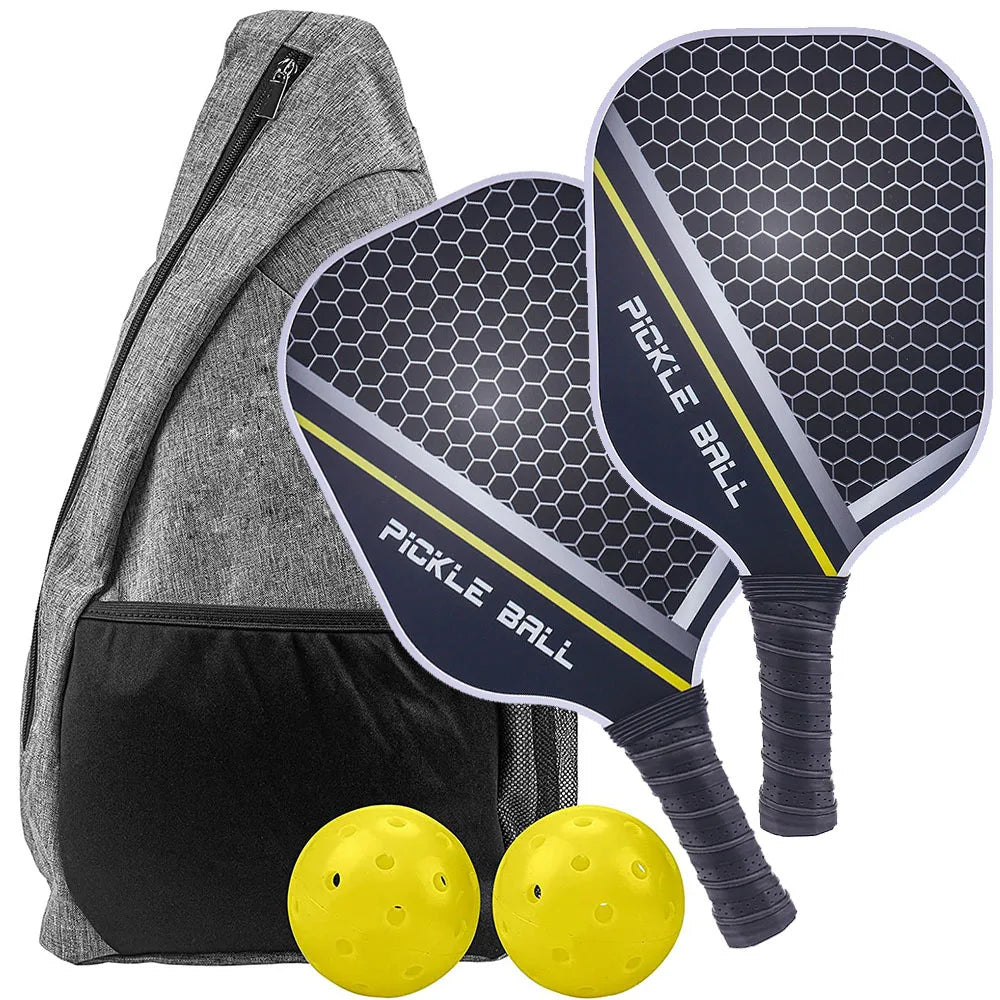 Carbon Fiber Pickleball Paddle Set