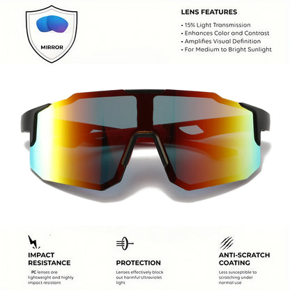 Sport Sunglasses - UV400 Protection for Tennis, Pickleball & Outdoor Activities