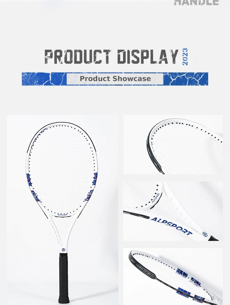 Professional Carbon Fiber Tennis Racket with Bag
