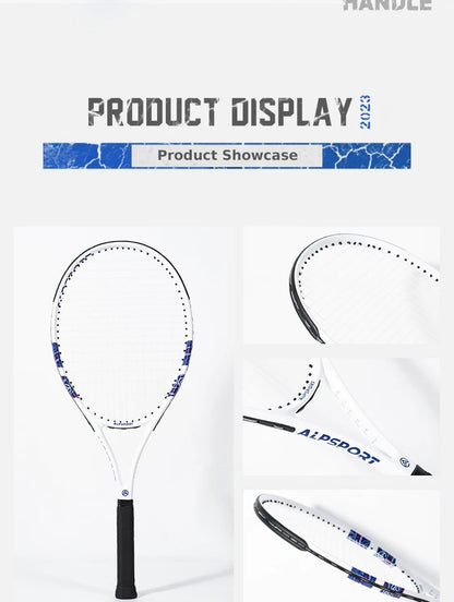 Professional Carbon Fiber Tennis Racket with Bag