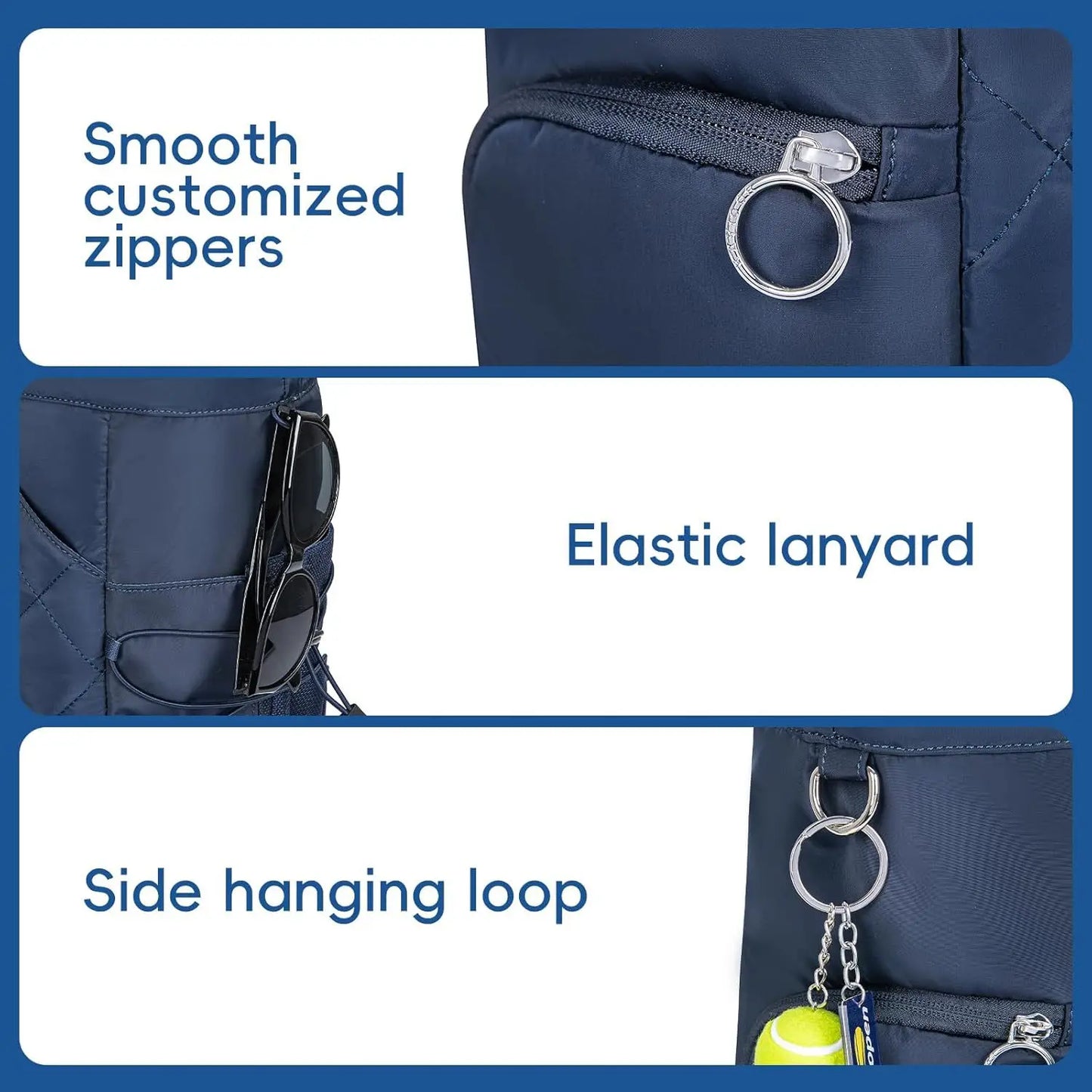 Tennis Handbag with Shoe Compartment, Tennis Badminton One Shoulder Bags for 2-4 Rackets, Waterproof Lightweight Bag Men Women