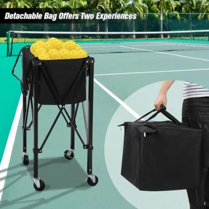 Tennis Ball Hopper Cart - Holds 200 Balls