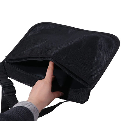 Large Capacity Tennis Ball Carry Bag Mesh Pouch Multifunctional Golf Ball Storage Waist Bag Training Zipper Tennis Ball Holder