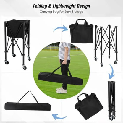 Tennis Ball Hopper Cart - Holds 200 Balls