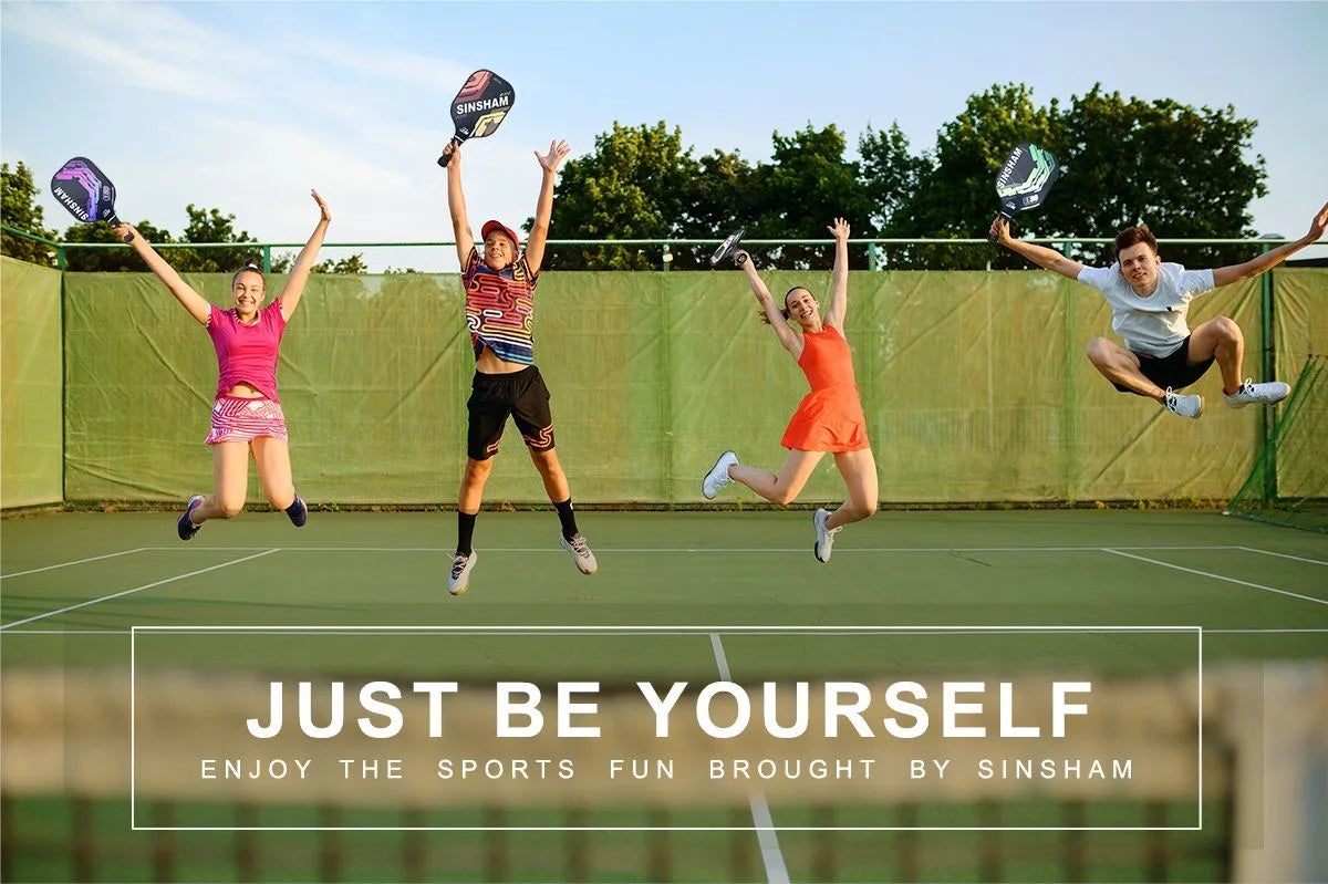 Carbon Fiber Pickleball Paddle Set