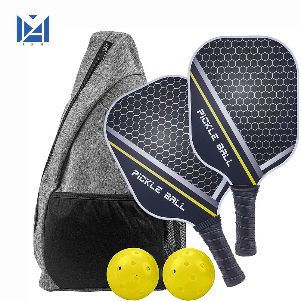 Carbon Fiber Pickleball Paddle Set