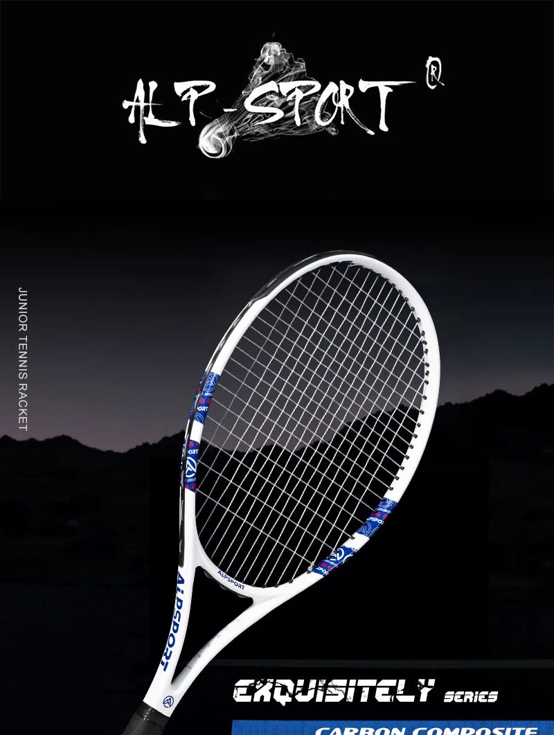 Professional Carbon Fiber Tennis Racket with Bag