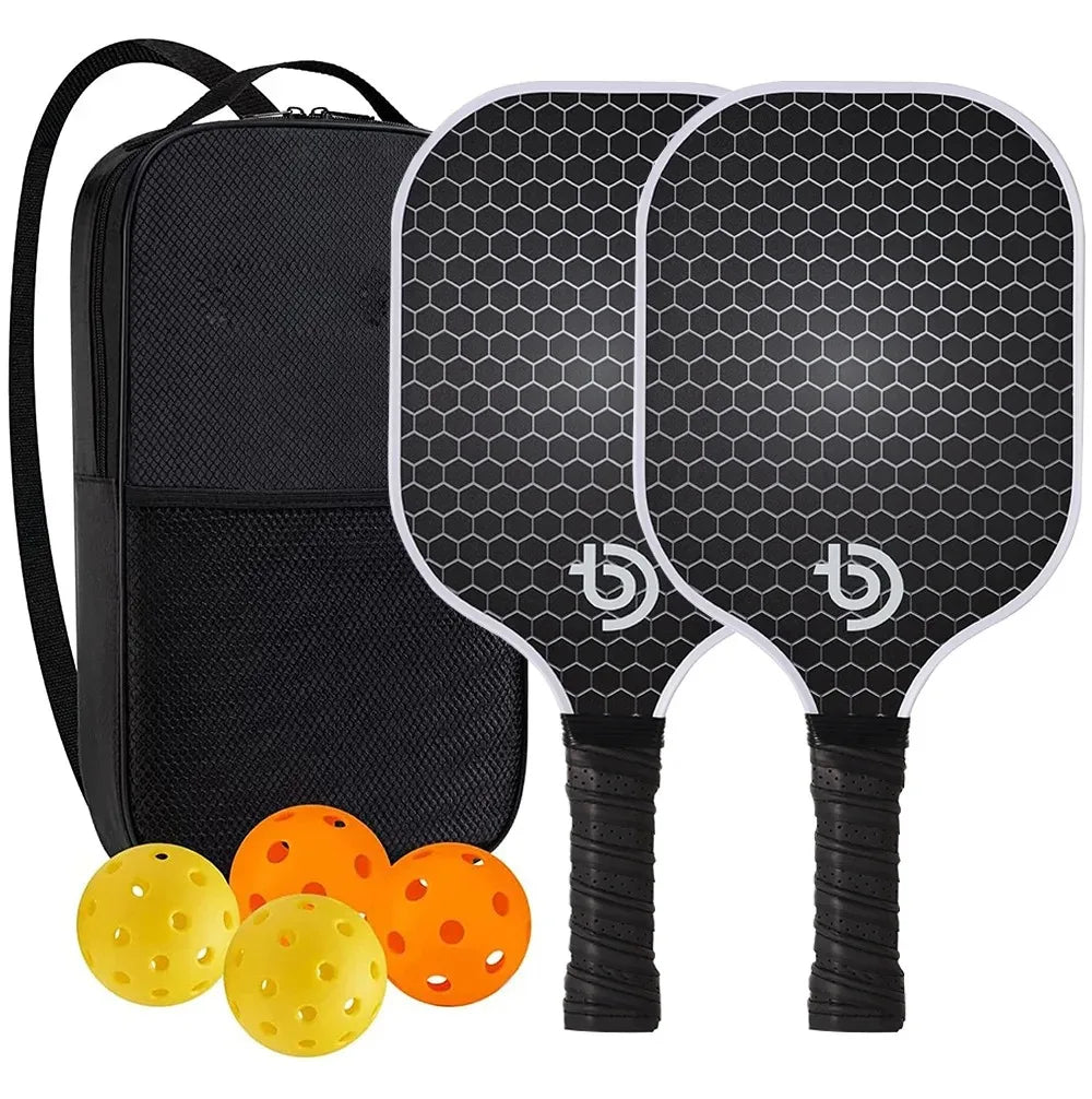 Carbon Fiber Pickleball Paddle Set