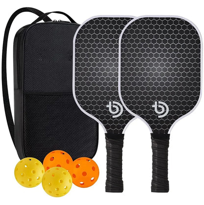 Carbon Fiber Pickleball Paddle Set