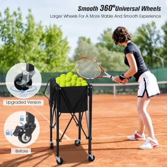 Tennis Ball Hopper Cart - Holds 200 Balls